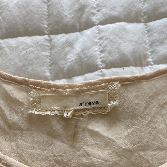 Vintage style gauze dress, bow front, size large- adorable - Picture 7 of 7